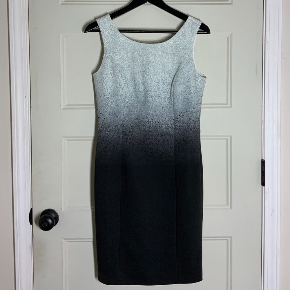 Banana Republic Black & White Ombre Dress Size 4